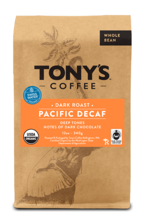 Bag of Pacific Decaf Blend