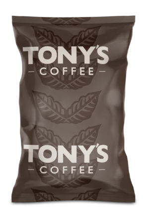 Pouch of Tony's ground coffee