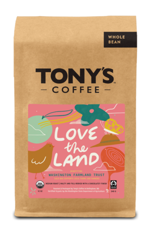 Bag of Love the Land Coffee