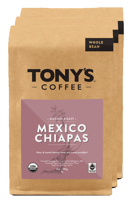 Rotating Image of Mexico, Peru and Ethiopia Coffee Bags